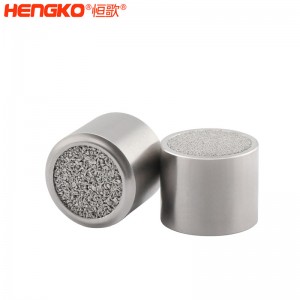 廠家定制0.2-90微米多孔金屬氣體傳感器防爆外殼，隔火焰耐腐蝕316L不銹鋼防爆片