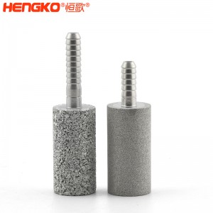 廠家定制316L粉末燒結(jié)不銹鋼過濾器曝氣頭，高強(qiáng)度耐腐蝕水族專用氣泡石