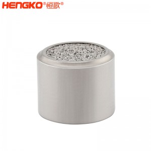廠家定制0.2-90微米多孔金屬氣體傳感器防爆外殼，隔火焰耐腐蝕316L不銹鋼防爆片