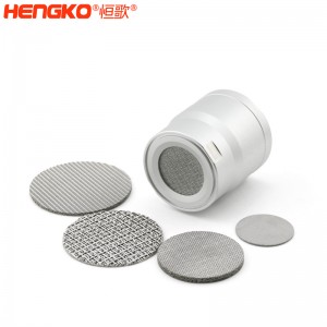 廠家定制氣體傳感器探頭防爆片耐600度高溫隔火焰，用于液化氣處理316不銹鋼阻火網(wǎng)片