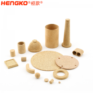 濾芯廠家定制微孔銅燒結(jié)粉末濾管排氣柔性耐高溫耐腐蝕3-90微米，制藥工業(yè)可用