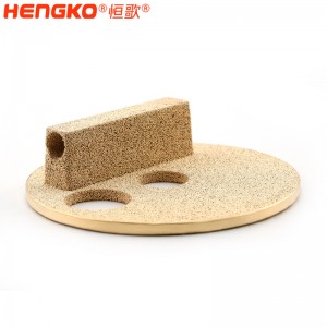 恒歌金屬微米多孔粉末燒結(jié)黃銅、青銅、銅濾芯濾筒 按需設(shè)計各規(guī)格銅濾芯過濾器