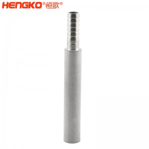 廠家批量生產不銹鋼粉末燒結曝氣頭擴散器 孔隙率高流通速度快，用于臭氧發(fā)生器
