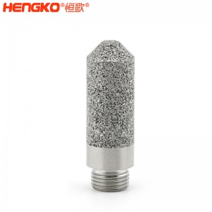 不銹鋼溫濕度探測器探頭外殼_耐高溫防水無縫一體化燒結(jié)金屬濾芯