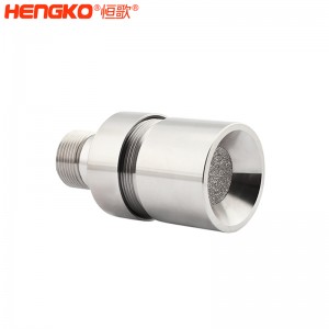 恒歌定制孔徑0.2-120μm不銹鋼氣體傳感器防爆外殼，耐腐蝕防水金屬過濾器