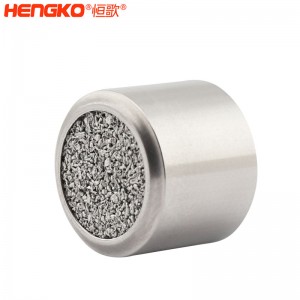廠家定制0.2-90微米多孔金屬氣體傳感器防爆外殼，隔火焰耐腐蝕316L不銹鋼防爆片
