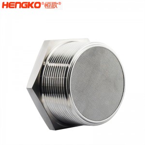 恒歌不銹鋼絲網(wǎng)濾芯燒結(jié)網(wǎng)消聲器消音器耐熱排氣均勻，應(yīng)用于排風(fēng)管消音