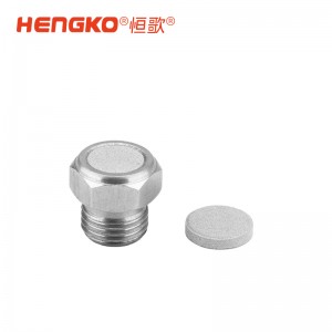 恒歌金屬氣動(dòng)消音器用于電磁閥、氣缸、空壓機(jī)等設(shè)備消音降噪