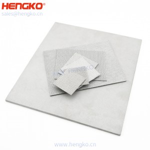 廠家定制316L不銹鋼燒結(jié)絲網(wǎng)濾板濾芯高精度過濾長壽命制藥二合一、三合一用
