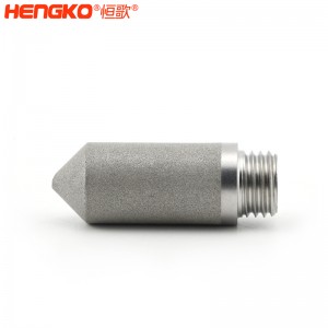 不銹鋼溫濕度探測器探頭外殼_耐高溫防水無縫一體化燒結(jié)金屬濾芯