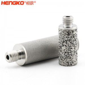 廠家來圖定制粉末燒結(jié)316L不銹鋼過濾器濾芯防塵耐腐蝕，用于化工制藥