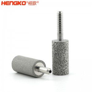 廠家定制316L粉末燒結(jié)不銹鋼過濾器曝氣頭，高強(qiáng)度耐腐蝕水族專用氣泡石