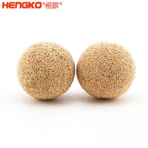 廠家定制氣液分離青銅粉末燒結(jié)銅球耐腐蝕耐高溫5-90微米青銅過(guò)濾器濾芯
