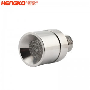 恒歌定制孔徑0.2-120μm不銹鋼氣體傳感器防爆外殼，耐腐蝕防水金屬過濾器